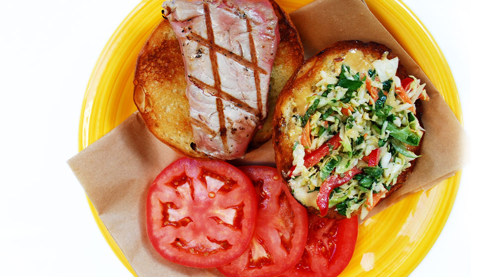 ahi tuna burger