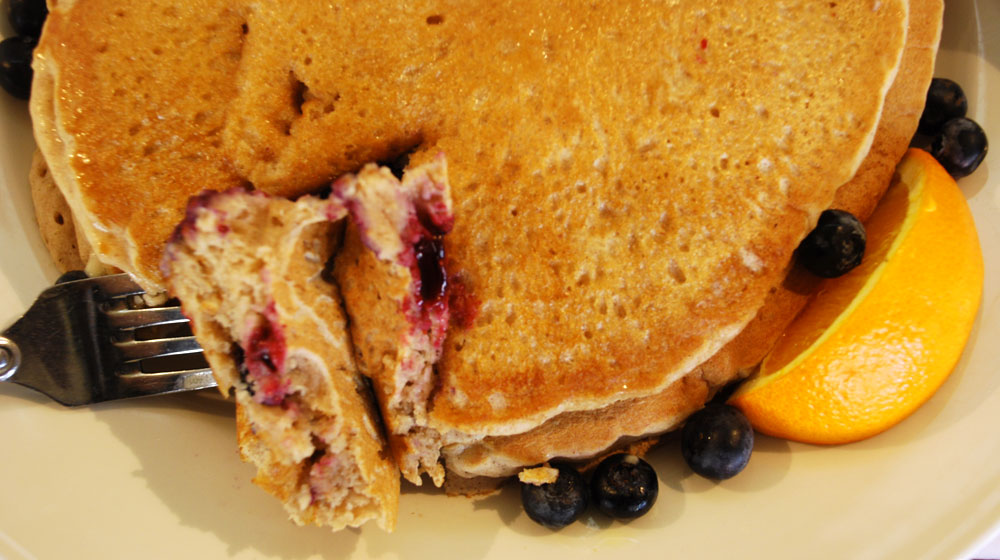 blueberry pancakes